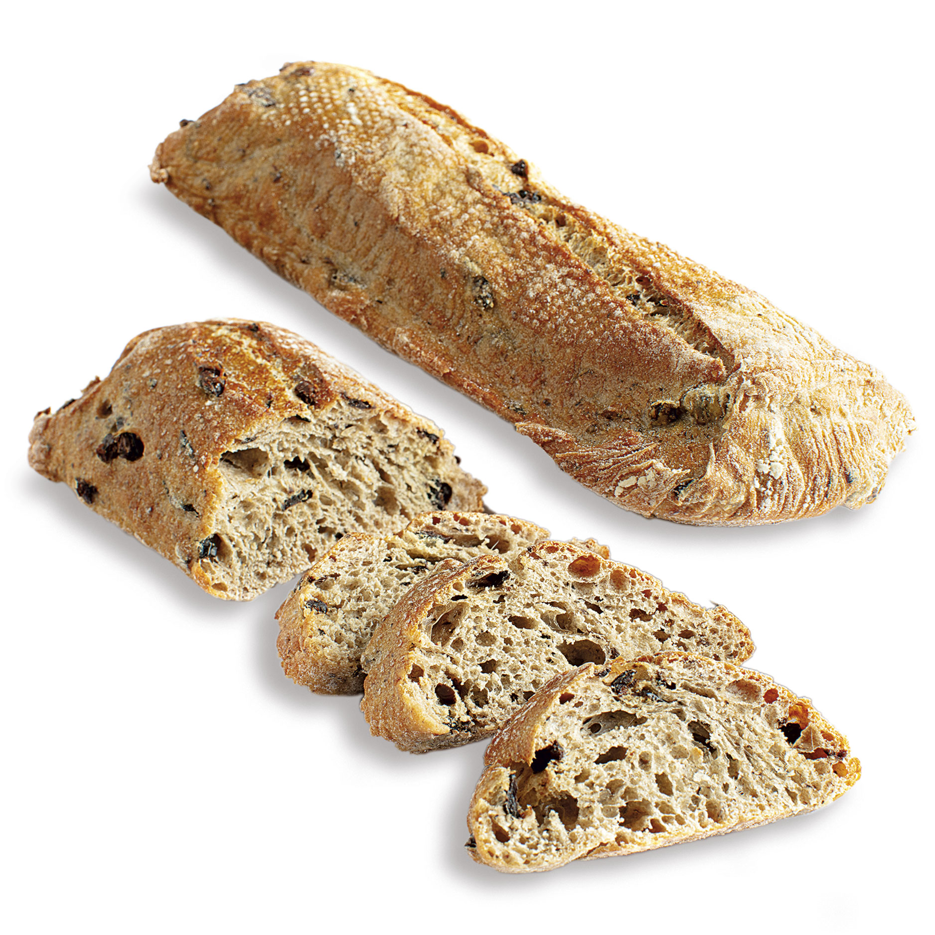 Традиционный оливковый хлеб 